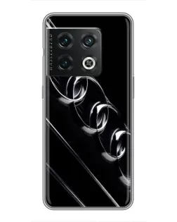 Чохол для OnePlus 10 Pro з картинкою «Audi — абстрактні кільця»