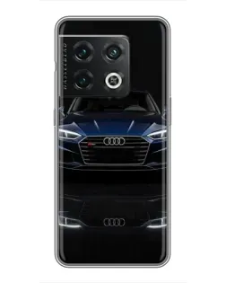 Чохол для OnePlus 10 Pro з картинкою «Audi — нічне відображення»