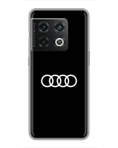Чохол для OnePlus 10 Pro з картинкою «Audi White Logo»