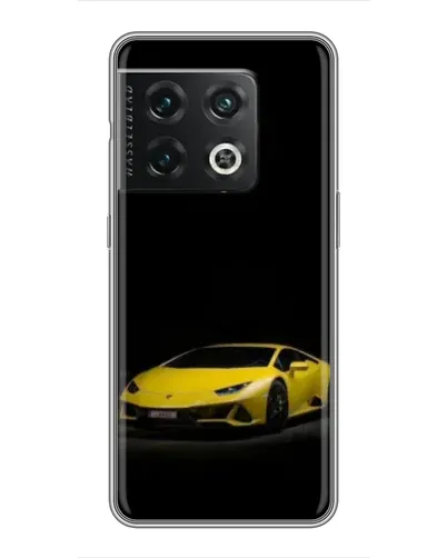 Чохол для OnePlus 10 Pro з картинкою «Lamborghini жовтий акцент»