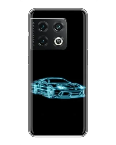 Чохол для OnePlus 10 Pro з картинкою «Неоновий контур Lamborghini»