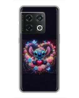 Чохол для OnePlus 10 Pro з картинкою «Stitch у квітах» Чохол для OnePlus 10 Pro з картинкою «Stitch у квітах»