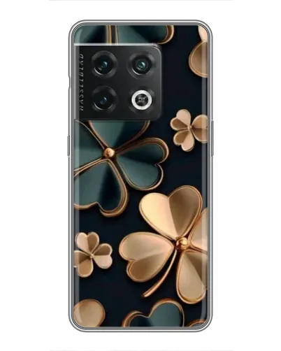 Чехол для OnePlus 10 Pro с картинкой «Клевер в золоте» Чехол для OnePlus 10 Pro с картинкой «Клевер в золоте»