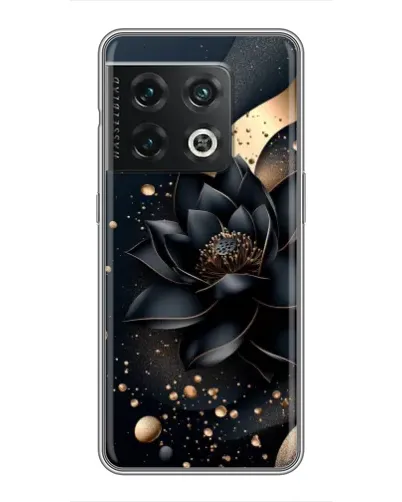 Чехол для OnePlus 10 Pro с картинкой «Черный лотос» Чехол для OnePlus 10 Pro с картинкой «Черный лотос»