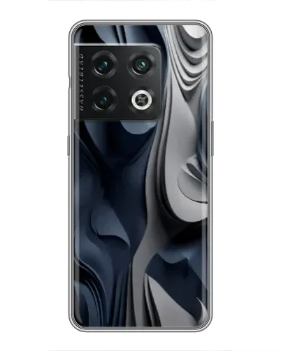 Чохол для OnePlus 10 Pro з картинкою «Об'ємні сині складки»
