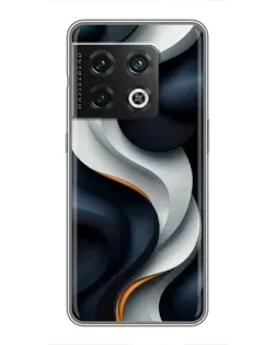Чохол для OnePlus 10 Pro з картинкою «Об'ємні чорно-білі стрічки» Чохол для OnePlus 10 Pro з картинкою «Об'ємні чорно-білі стрічки»