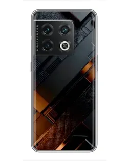 Чохол для OnePlus 10 Pro з картинкою «Чорні геометричні блоки» Чохол для OnePlus 10 Pro з картинкою «Чорні геометричні блоки»