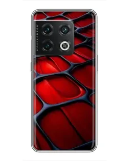 Чохол для OnePlus 10 Pro з картинкою «Червона глянцева сітка» Чохол для OnePlus 10 Pro з картинкою «Червона глянцева сітка»