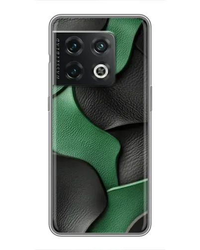 Чохол для OnePlus 10 Pro з картинкою «Зелені шкіряні хвилі»
