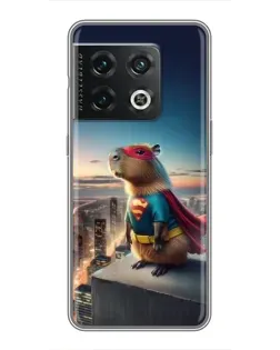 Чохол для OnePlus 10 Pro з картинкою «Капі-мен супергерой» Чохол для OnePlus 10 Pro з картинкою «Капі-мен супергерой»