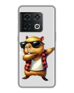 Чохол для OnePlus 10 Pro з картинкою «Капібара репер даб» Чохол для OnePlus 10 Pro з картинкою «Капібара репер даб»
