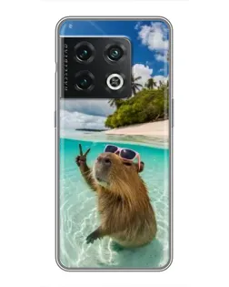 Чохол для OnePlus 10 Pro з картинкою «Капібара на морі» Чохол для OnePlus 10 Pro з картинкою «Капібара на морі»