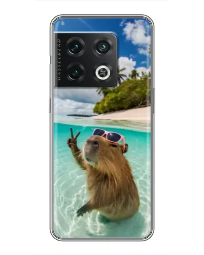 Чохол для OnePlus 10 Pro з картинкою «Капібара на морі» Чохол для OnePlus 10 Pro з картинкою «Капібара на морі»