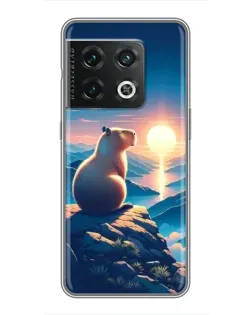 Чохол для OnePlus 10 Pro з картинкою «Захід сонця з капібарою» Чохол для OnePlus 10 Pro з картинкою «Захід сонця з капібарою»