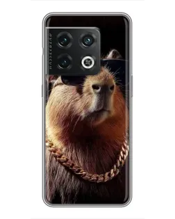 Чохол для OnePlus 10 Pro з картинкою «Капібара золотий ланцюг» Чохол для OnePlus 10 Pro з картинкою «Капібара золотий ланцюг»