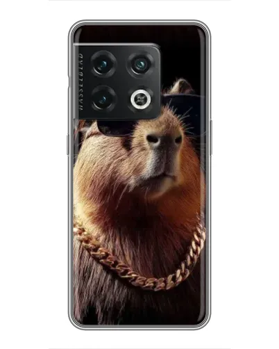 Чохол для OnePlus 10 Pro з картинкою «Капібара золотий ланцюг» Чохол для OnePlus 10 Pro з картинкою «Капібара золотий ланцюг»