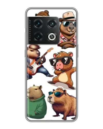 Чохол для OnePlus 10 Pro з картинкою «Круті капібари музиканти» Чохол для OnePlus 10 Pro з картинкою «Круті капібари музиканти»