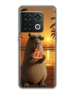 Чохол для OnePlus 10 Pro з картинкою «Капібара з піцою» Чохол для OnePlus 10 Pro з картинкою «Капібара з піцою»