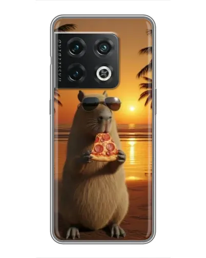 Чохол для OnePlus 10 Pro з картинкою «Капібара з піцою» Чохол для OnePlus 10 Pro з картинкою «Капібара з піцою»