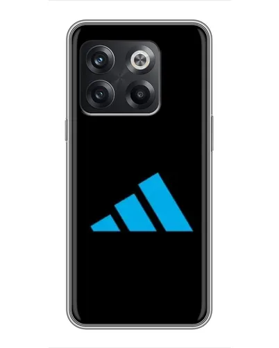 Чохол для OnePlus 10T з картинкою «Adidas Cyan Logo»