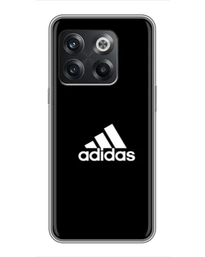 Чохол для OnePlus 10T з картинкою «Чорна класика Adidas»