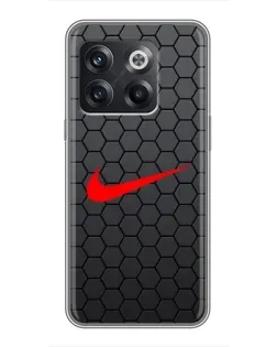 Чохол для OnePlus 10T з картинкою «Nike — карбонова сітка» Чохол для OnePlus 10T з картинкою «Nike — карбонова сітка»