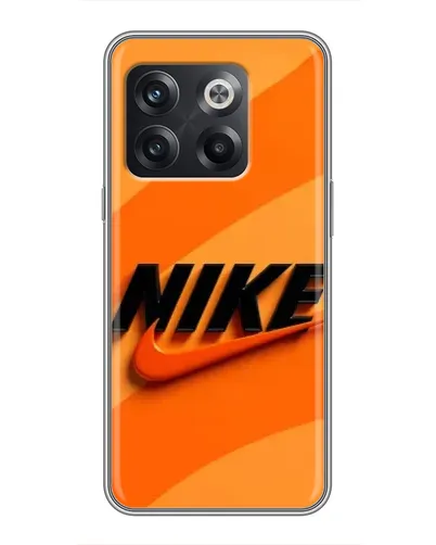 Чохол для OnePlus 10T з картинкою «Помаранчевий драйв Nike»