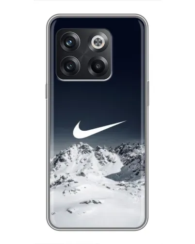 Чохол для OnePlus 10T з картинкою «Nike — зимові гори»