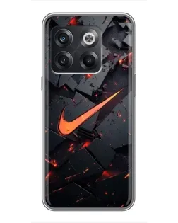 Чохол для OnePlus 10T з картинкою «Nike — ефект розломів» Чохол для OnePlus 10T з картинкою «Nike — ефект розломів»