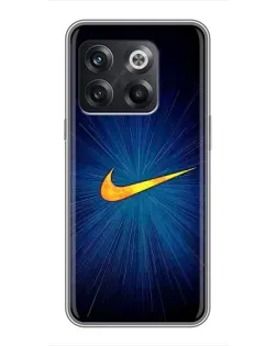 Чохол для OnePlus 10T з картинкою «Синій пульс Nike» Чохол для OnePlus 10T з картинкою «Синій пульс Nike»