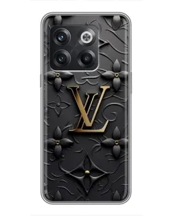 Чохол для OnePlus 10T з картинкою «Шкіряна текстура LV»