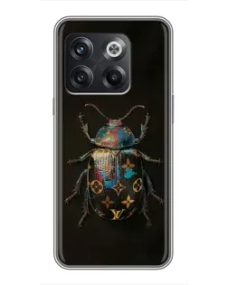 Чохол для OnePlus 10T з картинкою «LV — мармуровий принт»