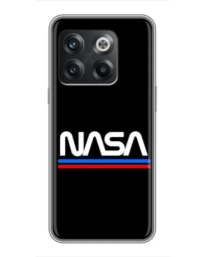 Чехол для OnePlus 10T с картинкой «NASA — классика Red Blue» Чехол для OnePlus 10T с картинкой «NASA — классика Red Blue»