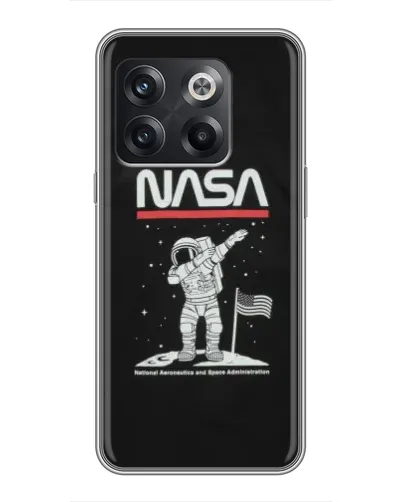 Чехол для OnePlus 10T с картинкой «NASA — шагаем по Луне» Чехол для OnePlus 10T с картинкой «NASA — шагаем по Луне»