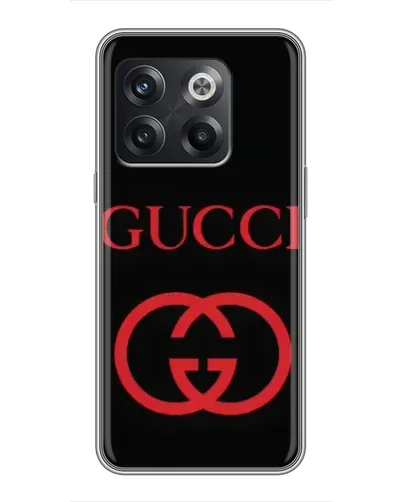 Чехол для OnePlus 10T с картинкой «Gucci — красный логотип» Чехол для OnePlus 10T с картинкой «Gucci — красный логотип»