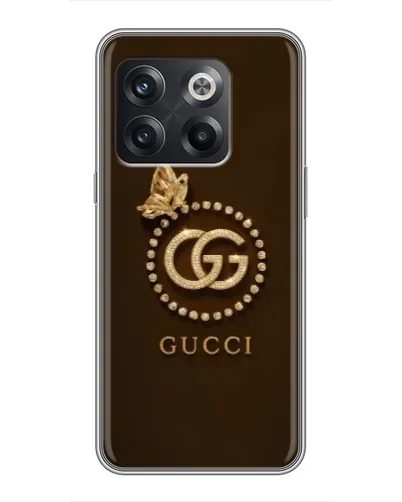 Чехол для OnePlus 10T с картинкой «Gucci — золотая бабочка» Чехол для OnePlus 10T с картинкой «Gucci — золотая бабочка»