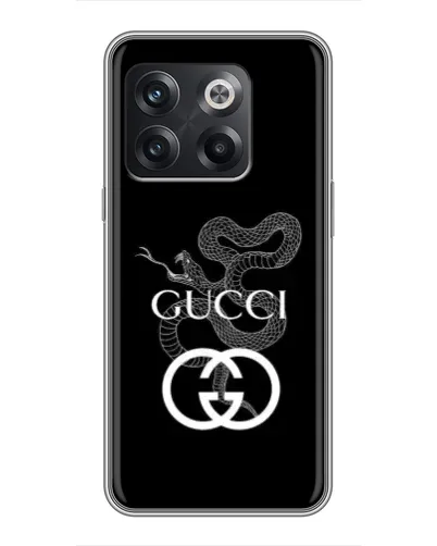 Чехол для OnePlus 10T с картинкой «Gucci — серебряная змея» Чехол для OnePlus 10T с картинкой «Gucci — серебряная змея»
