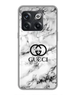 Чехол для OnePlus 10T с картинкой «Gucci — мраморный шик»