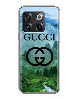 Чехол для OnePlus 10T с картинкой «Gucci — горный пейзаж»