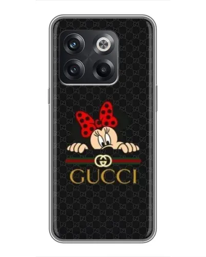 Чехол для OnePlus 10T с картинкой «Минни Маус Gucci — черный» Чехол для OnePlus 10T с картинкой «Минни Маус Gucci — черный»