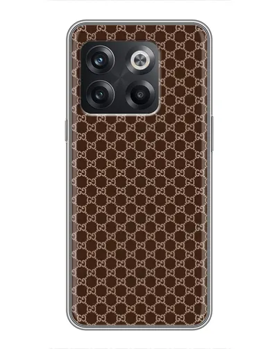 Чехол для OnePlus 10T с картинкой «Gucci — шоколадная сетка» Чехол для OnePlus 10T с картинкой «Gucci — шоколадная сетка»