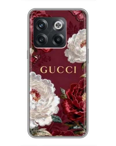 Чохол для OnePlus 10T з картинкою «Gucci — бордові троянди» Чохол для OnePlus 10T з картинкою «Gucci — бордові троянди»