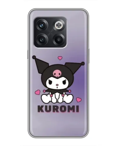 Чохол для OnePlus 10T з картинкою «Kuromi — фіолетовий арт»