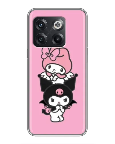 Чохол для OnePlus 10T з картинкою «My Melody та Kuromi»