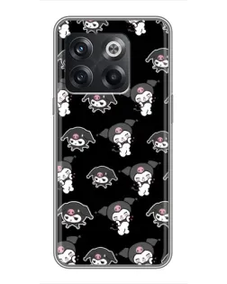 Чохол для OnePlus 10T з картинкою «Чорний паттерн Kuromi» Чохол для OnePlus 10T з картинкою «Чорний паттерн Kuromi»