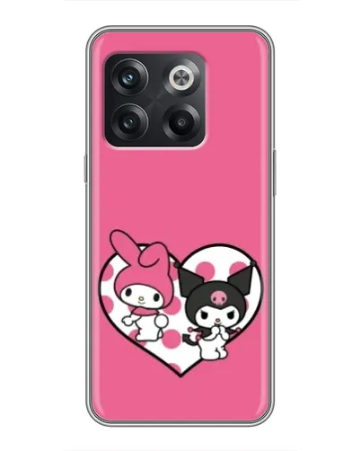Чохол для OnePlus 10T з картинкою «Kuromi та My Melody»