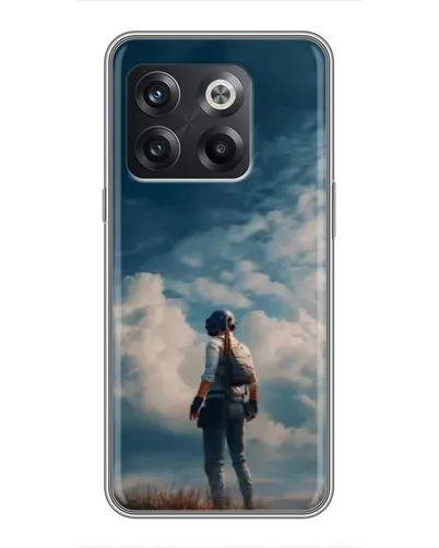 Чохол для OnePlus 10T з картинкою «Герой PUBG на скелі» Чохол для OnePlus 10T з картинкою «Герой PUBG на скелі»
