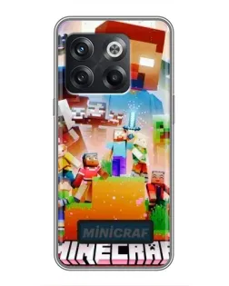 Чохол для OnePlus 10T з картинкою «Minecraft герої гри»