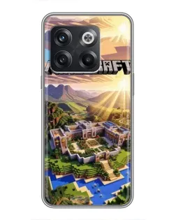 Чохол для OnePlus 10T з картинкою «Minecraft панорама»