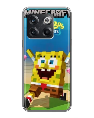 Чохол для OnePlus 10T з картинкою «Губка Боб Minecraft» Чохол для OnePlus 10T з картинкою «Губка Боб Minecraft»